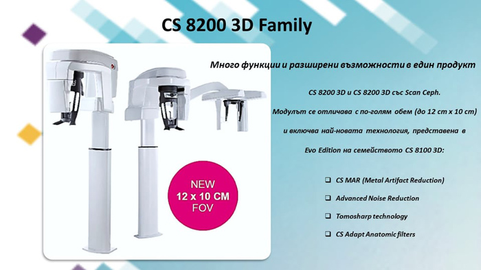 CS 8200 3D Family – Много функции и разширени възможности в един продукт