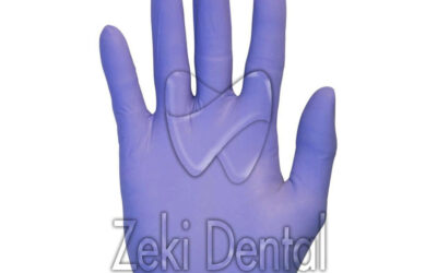 Висококачествени и еластични лилави нитрилни ръкавици без талк – 100 бр. в кутия. Размер S и М. Цена за една кутия 19 лв.