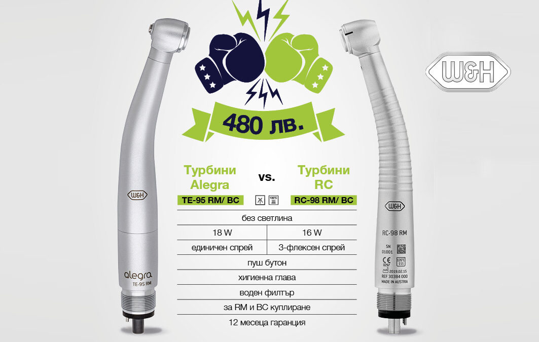 Турбини Alegra TE-95/ BC vs. Турбини RC RC-98 RM/ BC