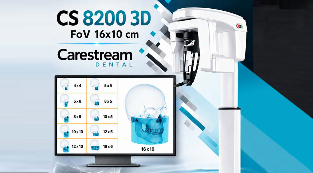 CARESTREAM CS 8200 3D – 2D И 3D ОБРАЗНА ДИАГНОСТИКА ЗА СЪВРЕМЕННАТА ДЕНТАЛНА ПРАКТИКА, FOV ДО 16 × 10 CM